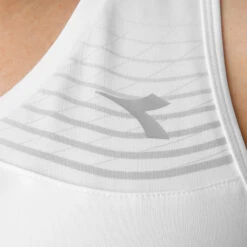 Diadora Court Kleid Damen - Weiß, Hellgrau -Tennis Point Geschaft 00094000 30