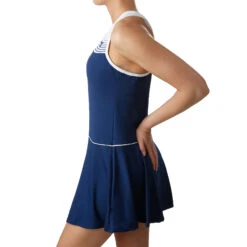 Diadora Court Kleid Damen - Dunkelblau, Weiß -Tennis Point Geschaft 00095000 21