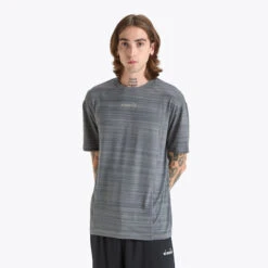 Diadora Be One Fit T-Shirt Herren - Grau -Tennis Point Geschaft 00403000 13