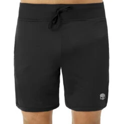 Hydrogen Tech Shorts Herren - Schwarz, Silber -Tennis Point Geschaft 00471000 20