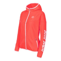 BIDI BADU Inga Tech Trainingsjacke Damen - Koralle, Weiß -Tennis Point Geschaft 00504000 0 1