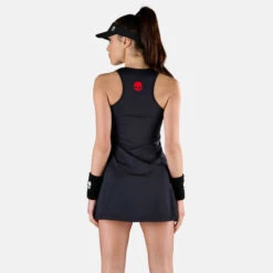 Hydrogen Tech Panther Kleid Damen - Rot, Schwarz -Tennis Point Geschaft 00746000 16