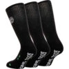BIDI BADU Matayo Crew Tech Sportsocken 3er Pack Herren - Schwarz, Weiß