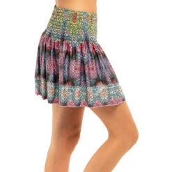 Long Prisma Smocked Rock Damen - Mehrfarbig