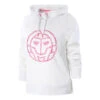BIDI BADU Cynthia Basic Logo Hoody Special Edition Damen - Weiß, Pink