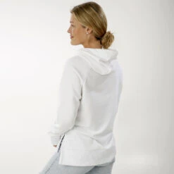 BIDI BADU Cynthia Basic Logo Hoody Special Edition Damen - Weiß, Pink -Tennis Point Geschaft 01255000 11
