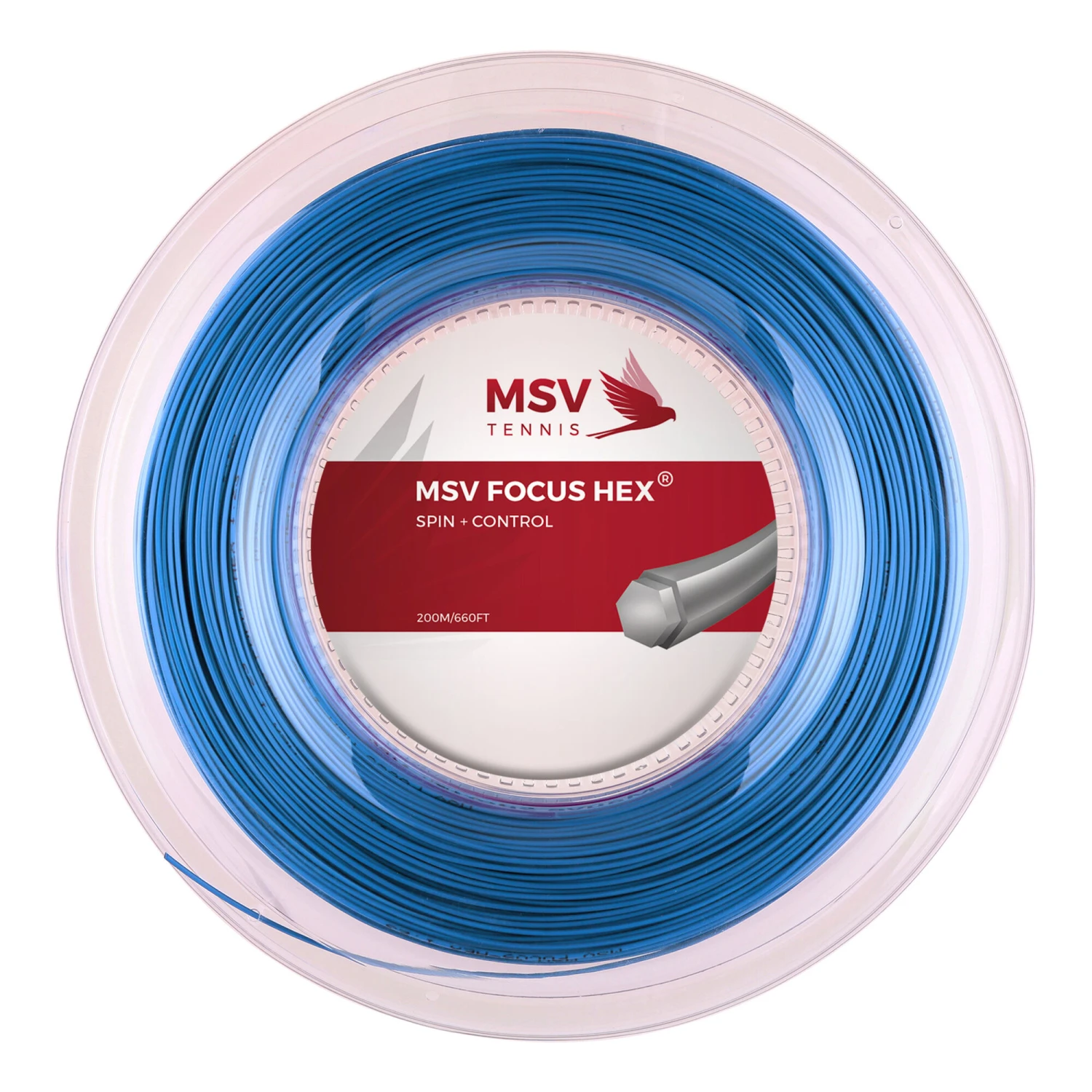 Focus-HEX Saitenrolle 200m - Blau Focus-HEX Saitenrolle 200m - Blau -Tennis Point Geschaft 01264000 000 1