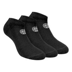 BIDI BADU No Party No Show Move Tennissocken 3er Pack - Schwarz, Weiß