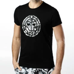 BIDI BADU Mao Lifestyle T-Shirt Special Edition Herren - Schwarz, Weiß -Tennis Point Geschaft 01740000 10