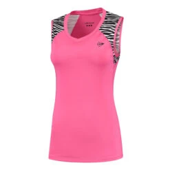 Dunlop Game Tank-Top Damen - Pink, Mehrfarbig