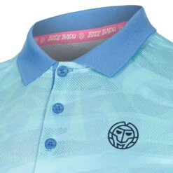 BIDI BADU Colortwist Polo Herren - Türkis, Blau -Tennis Point Geschaft 02062000 10