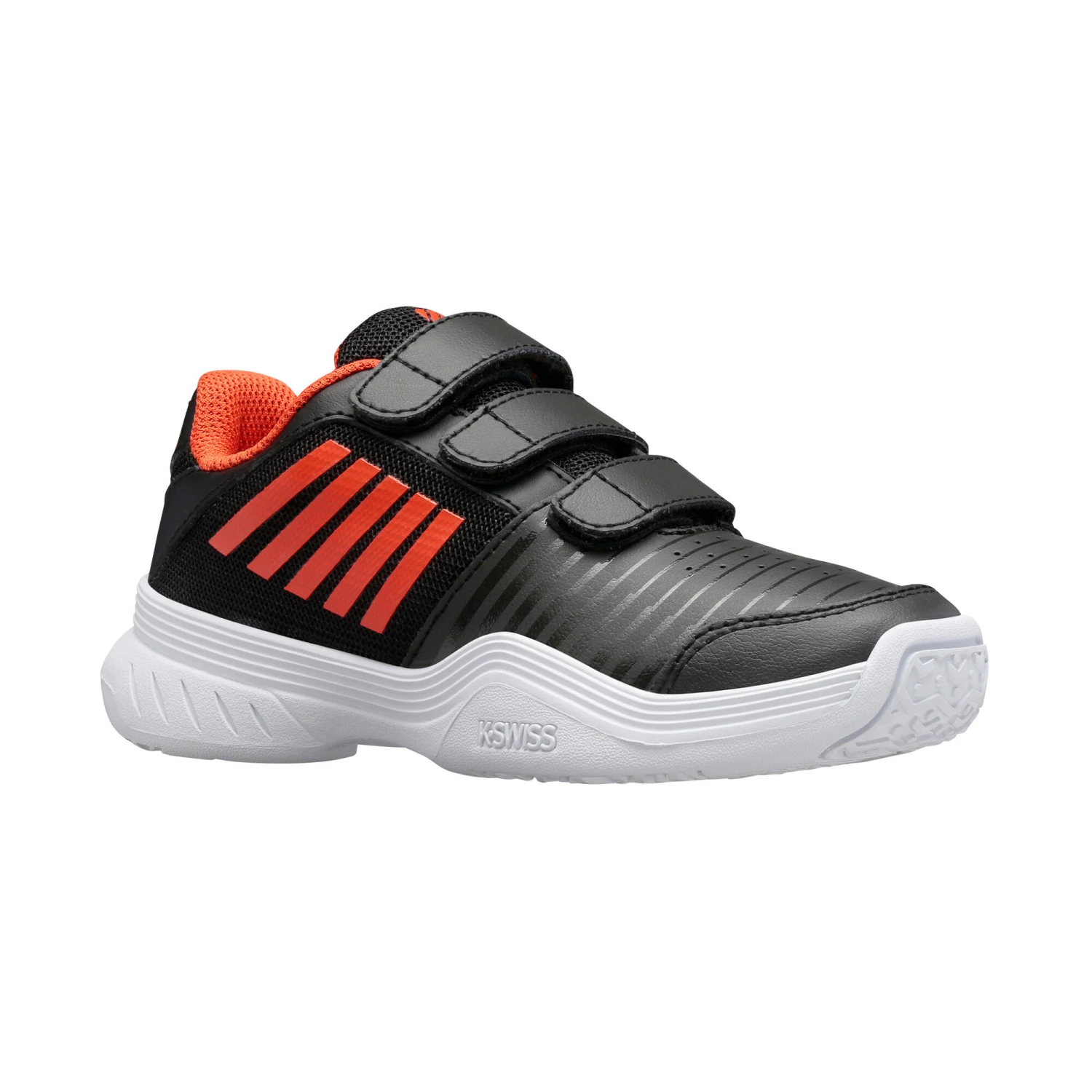 Express Strap Omni Allcourtschuh Kinder - Schwarz, Orange K-Swiss Express Strap Omni Allcourtschuh Kinder - Schwarz, Orange -Tennis Point Geschaft 02124000 000