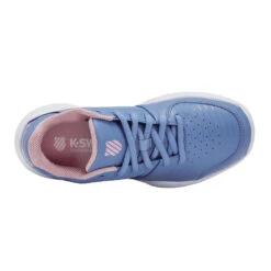 K-Swiss Court Express Teppichschuh Kinder - Blau, Rosa -Tennis Point Geschaft 02178000 0 4
