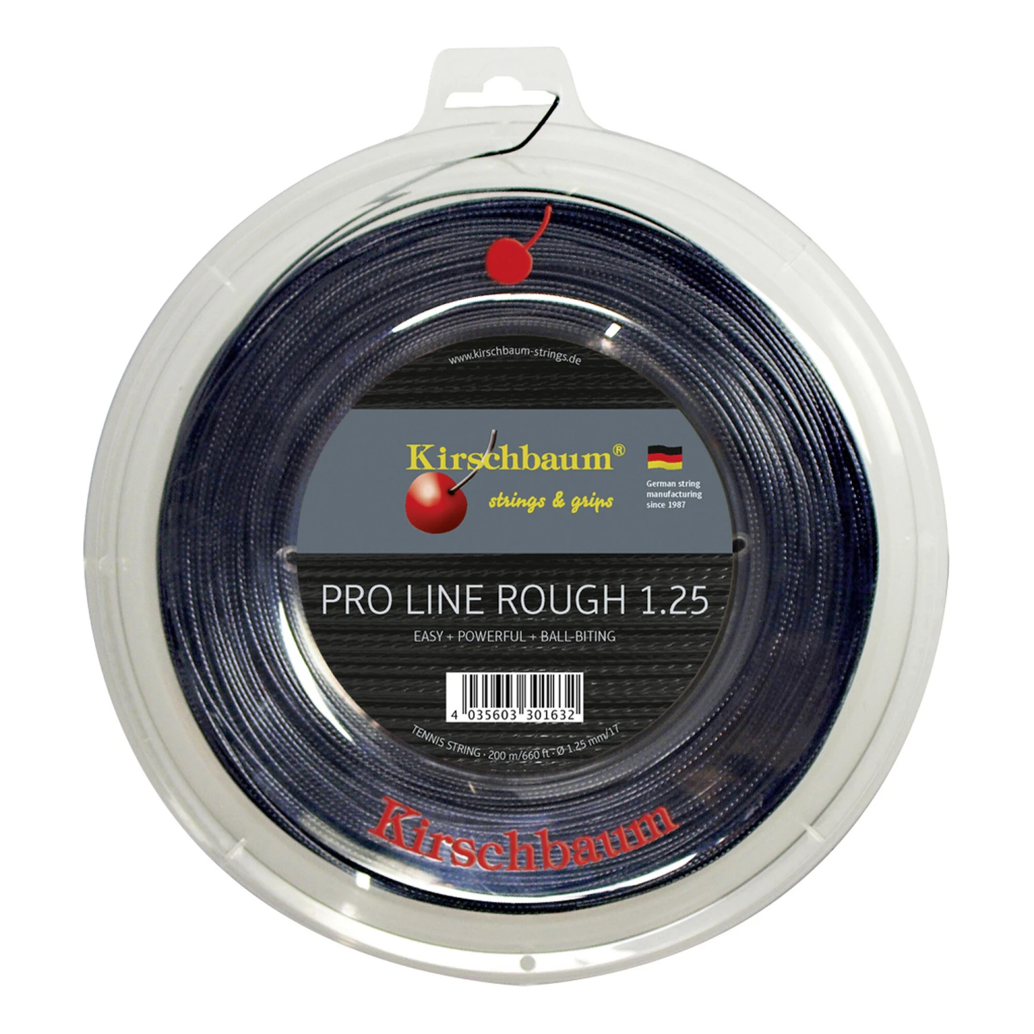 Pro Line Rough Saitenrolle 200m - Schwarz Pro Line Rough Saitenrolle 200m - Schwarz -Tennis Point Geschaft 02187000 000