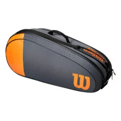 Wilson Burn Team Schlägertasche 6er - Schwarz, Orange