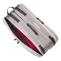 Wilson Tour Schlägertasche 12er - Grau -Tennis Point Geschaft 0235200000 10
