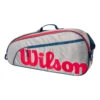 Wilson Junior Schlägertasche 3er - Grau, Rot