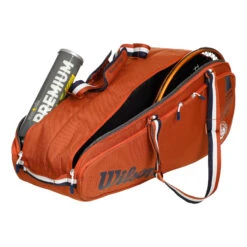 Wilson Roland Garros Team Schlägertasche 6er - Orange -Tennis Point Geschaft 0237300000 10