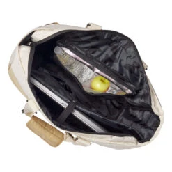 Wilson Women's Tote Sporttasche - Weiß, Khaki -Tennis Point Geschaft 0238500000 16