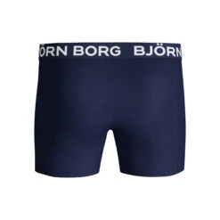 BJØRN BORG Noos Solids Boxer Short 2er Pack Herren - Dunkelblau, Schwarz -Tennis Point Geschaft 03282000 11