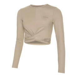 BJØRN BORG Borg Cross Longsleeve Damen - Beige