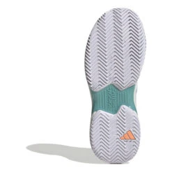 ADIDAS CourtJam Control Allcourtschuh Damen - Grün, Weiß -Tennis Point Geschaft 05564000 0 5