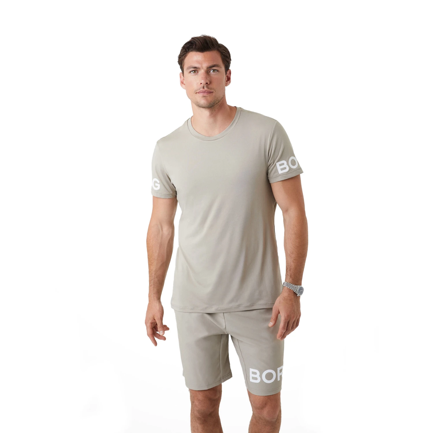 T-Shirt Herren - Beige BJØRN BORG T-Shirt Herren - Beige -Tennis Point Geschaft 05618000 13