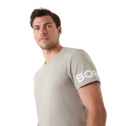 BJØRN BORG T-Shirt Herren - Beige