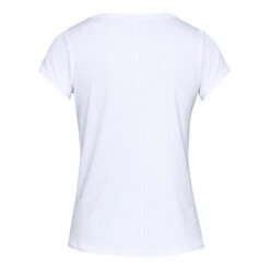 Under Armour Heatgear T-Shirt Damen - Weiß, Silber -Tennis Point Geschaft 06021000 0 2