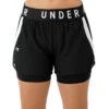 Under Armour Play Up 2in1 Shorts Damen - Schwarz, Weiß