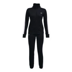 Under Armour Tricot Trainingsanzug Damen - Schwarz