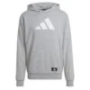 ADIDAS Future Icons 3 Bar Open Hem Hoody Herren - Hellgrau, Weiß