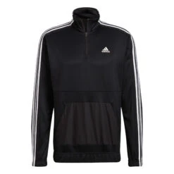 ADIDAS Tricot 1/4z Trainingsanzug Herren - Schwarz, Weiß -Tennis Point Geschaft 16747000 13