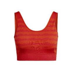 ADIDAS Marimekko Aeroknit Sport-BH Damen - Orange, Rot
