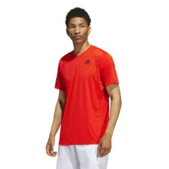 ADIDAS Club 3 Stripes T-Shirt Herren - Orange -Tennis Point Geschaft 17466000 13