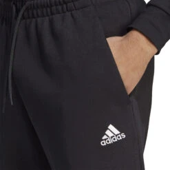 ADIDAS Small Logo French Terry Tapered Cuff Trainingshose Herren - Schwarz -Tennis Point Geschaft 17872000 16