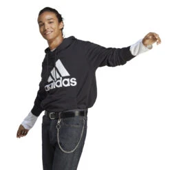 ADIDAS Essentials French Terry Big Logo Hoody Herren - Schwarz, Weiß -Tennis Point Geschaft 17899000 15