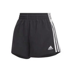 ADIDAS 3 Stripes Woven Shorts Damen - Schwarz, Weiß -Tennis Point Geschaft 18372000 000
