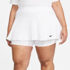 Nike Court Victory Dri-Fit Flouncy Plus Rock Damen - Weiß -Tennis Point Geschaft 55799000 16