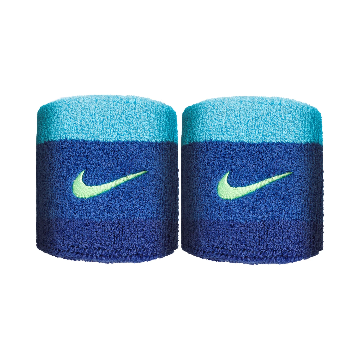 Swoosh Schweißband 2er Pack - Blau, Grün Nike Swoosh Schweißband 2er Pack - Blau, Grün -Tennis Point Geschaft 5686300000 000